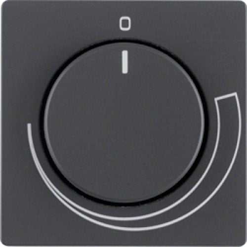 Berker 11376076 Zentralstück mit Regulierknopf für Drehzahlsteller Q.1/Q.3 anthrazit, samt Mesch Shop Berker 11376076 Zentralstück mit Regulierknopf für Drehzahlsteller Q.1/Q.3 anthrazit, samt Mesch Shop